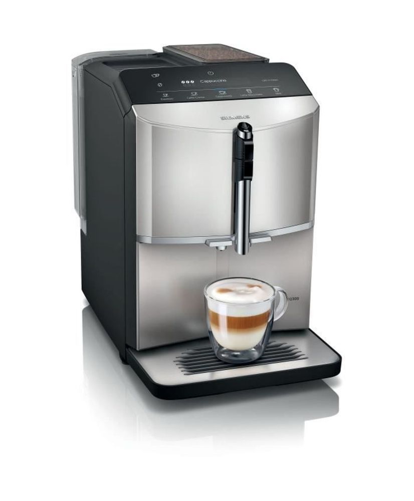 SIEMENS coffee machine - 5 drinks, 250g bean container, 1.4L water tank SIEMENS coffee machine - 5 drinks, 250g bean container, 1.4L water tank