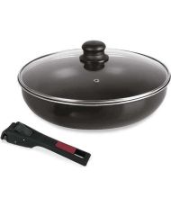  Padella SITRAM Agile Sauté - Alluminio antiaderente Ø 28 cm - Nero