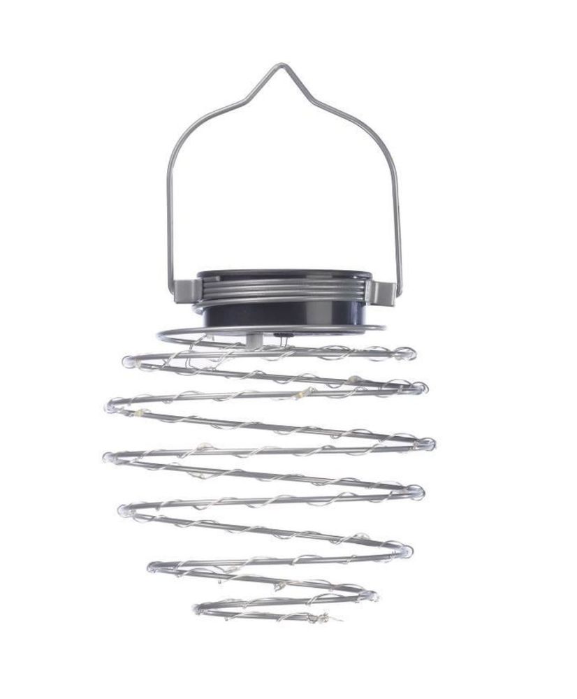 Spiralight Solarlaterne 4er-Pack – Solarenergie – Outdoor – Grau Spiralight Solarlaterne 4er-Pack – Solarenergie – Outdoor – Grau