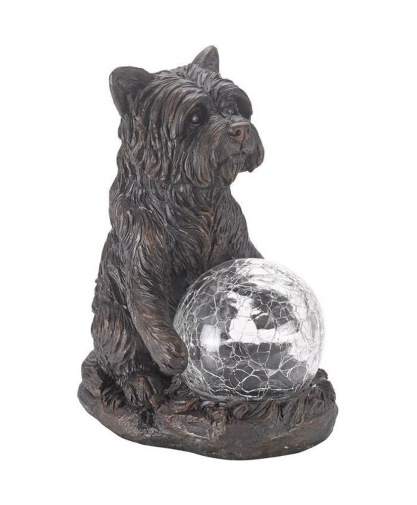 Lichtdekoration - Cracked Globe Dog - Farbwechselnde LED - Solarenergie Lichtdekoration - Cracked Globe Dog - Farbwechselnde LED - Solarenergie