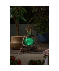 Buddha et Globe - 35x26x23cm - 10 LED blanc