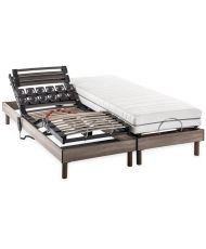 Electric relaxation mattress + box spring set - 2 x 90 x 200 cm - Pocket spring mattress