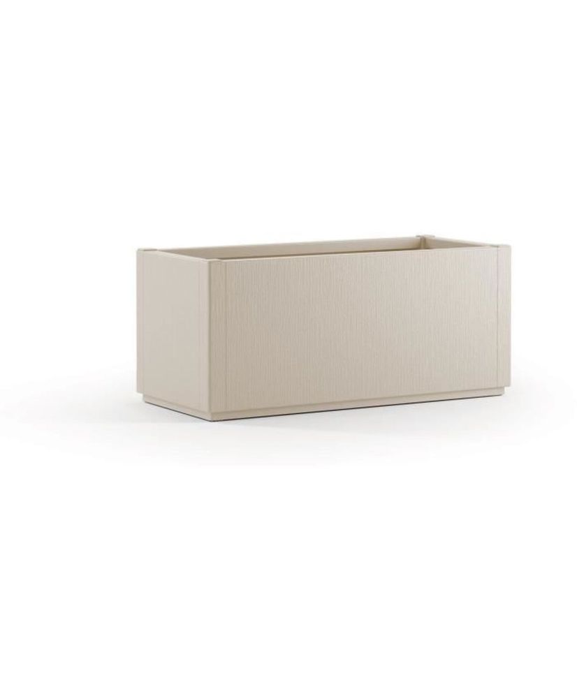 Ethica rectangular flower box 80 cm chalk Ethica rectangular flower box 80 cm chalk