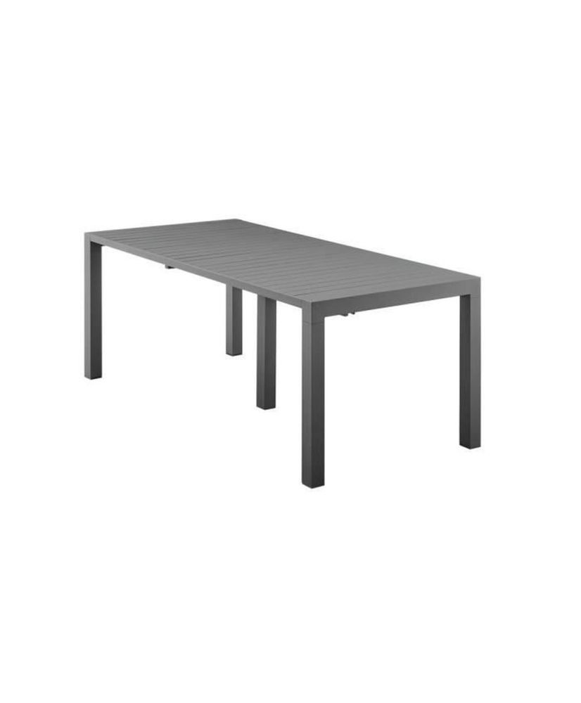 Table de jardin extensible mode papillon - extensible des 2 côtés - Aluminium - 200/260/320 X 100 X 75 cm Table de jardin extensible mode papillon - extensible des 2 côtés - Aluminium - 200/260/320 X 100 X 75 cm