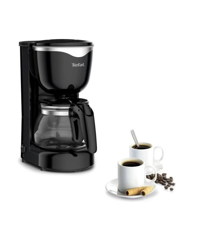 Filter coffee maker - TEFAL - Capacity 6 cups - Keeps warm for 30 min Filter coffee maker - TEFAL - Capacity 6 cups - Keeps warm for 30 min