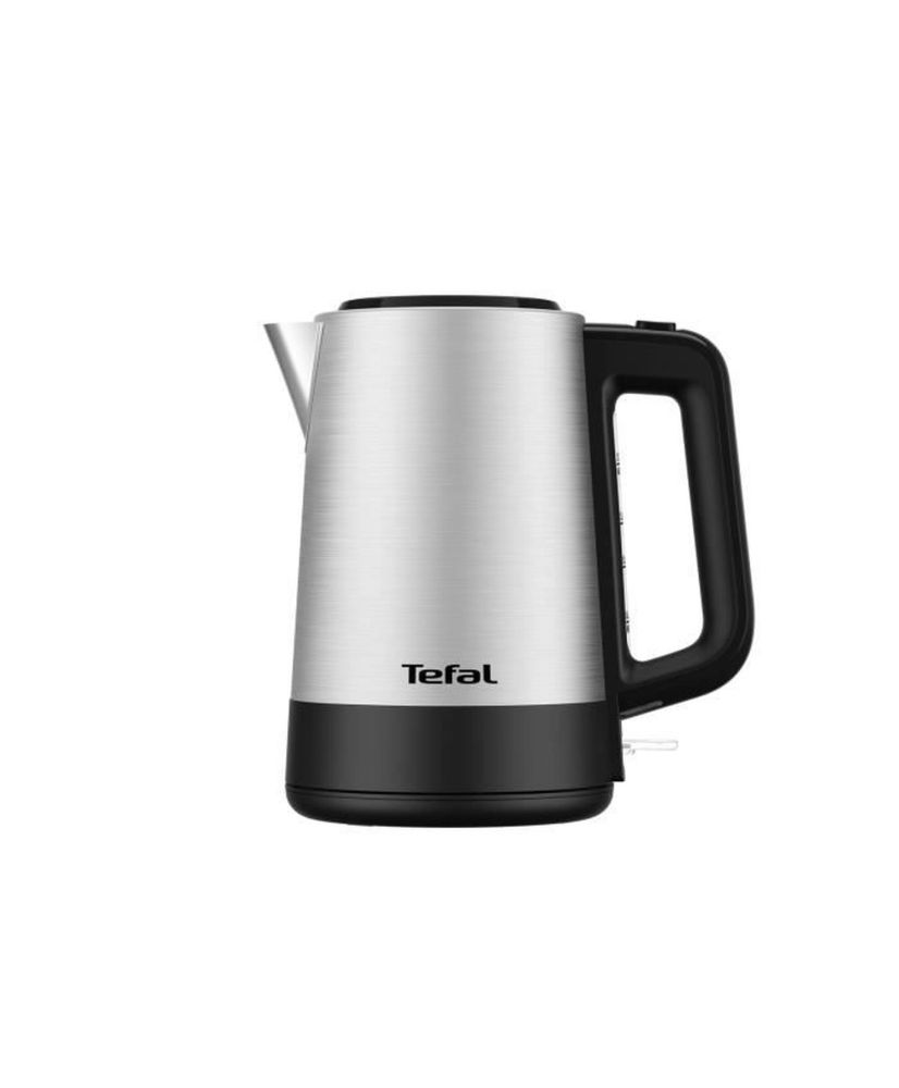 TEFAL Bouilloire électrique sans fil inox 1,7L, Résistance cachée, Option surélévation, 2200W TEFAL Bouilloire électrique sans fil inox 1,7L, Résistance cachée, Option surélévation, 2200W