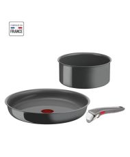 Batterie TEFA3 pièces, Induction, Revetement Céramique antiadhésif