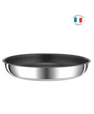 TEFAL Padella 24 cm, acciaio inossidabile, antiaderente, manico venduto separatamente