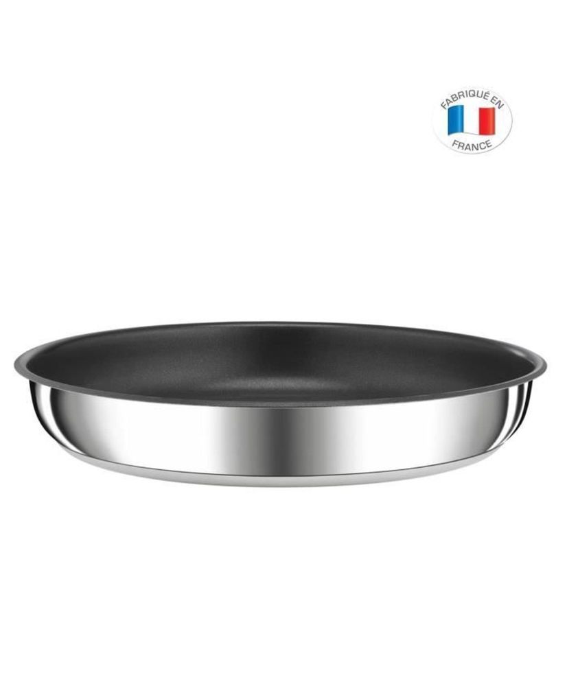 TEFAL Padella 24 cm, acciaio inossidabile, antiaderente, manico venduto separatamente TEFAL Padella 24 cm, acciaio inossidabile, antiaderente, manico venduto separatamente