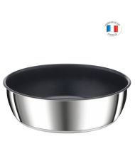 TEFAL Sauteuse 24 cm, inox, antiadhésif, poignée vendue séparément