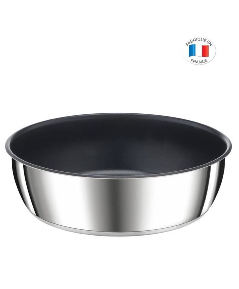 TEFAL Padella 24 cm, acciaio inossidabile, antiaderente, manico venduto separatamente TEFAL Padella 24 cm, acciaio inossidabile, antiaderente, manico venduto separatamente
