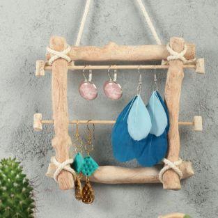 FIMO jewelery modeling box in driftwood box