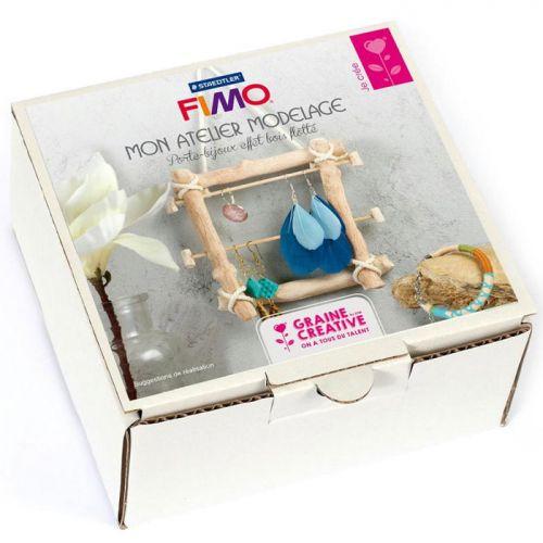 Coffret atelier modelage Bijoux FIMO en bois flotté Coffret atelier modelage Bijoux FIMO en bois flotté
