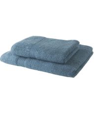 1 Badetuch 100 % Baumwolle 70 x 130 cm + 1 Badetuch 50 x 100 cm – Pfau