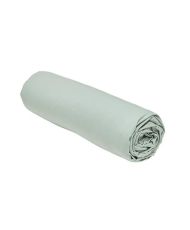 Fitted sheet - 90 x 190 cm plain - Celadon