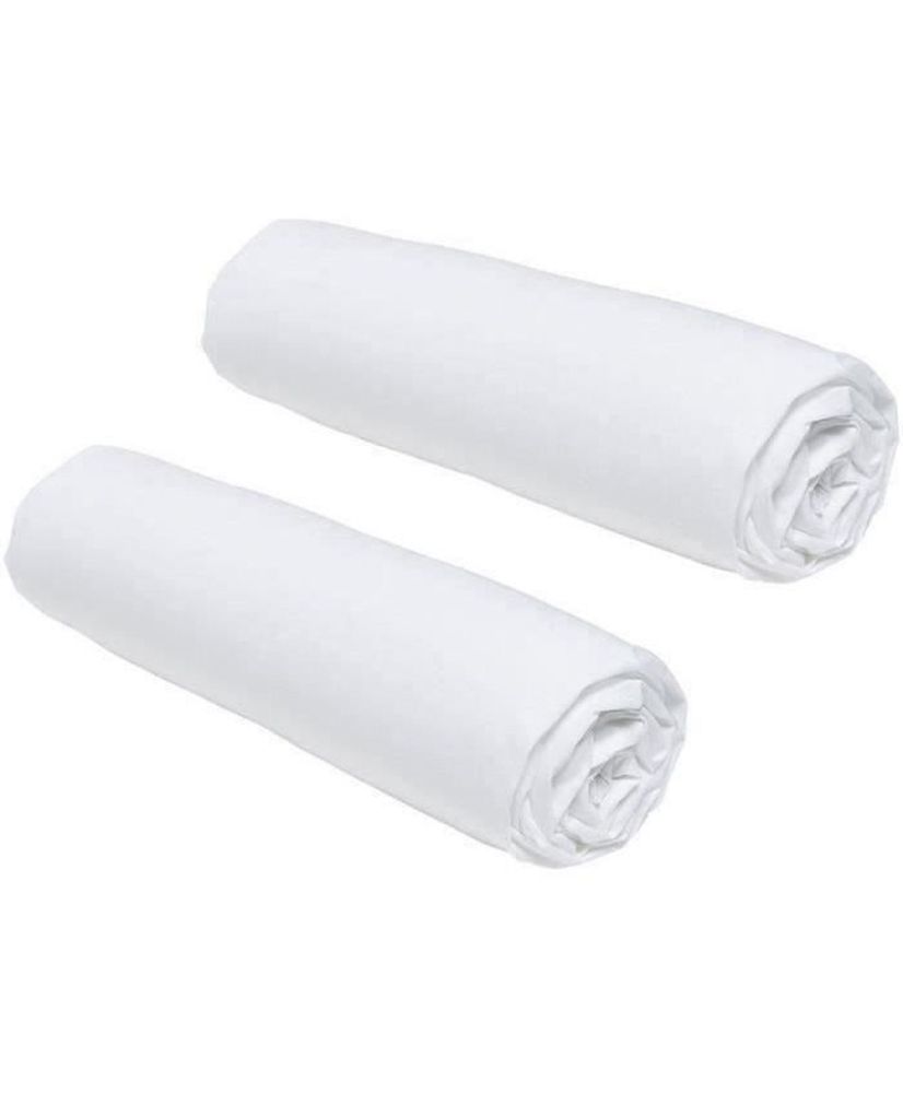 2 fitted sheets - 90 x 190 cm - Chalk 2 fitted sheets - 90 x 190 cm - Chalk