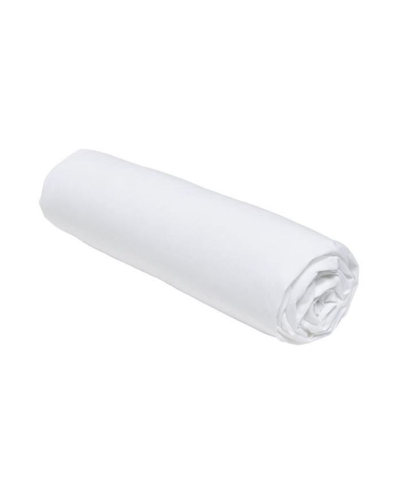 Fitted sheet - 140 x 200+30 cm plain - Chalk Fitted sheet - 140 x 200+30 cm plain - Chalk