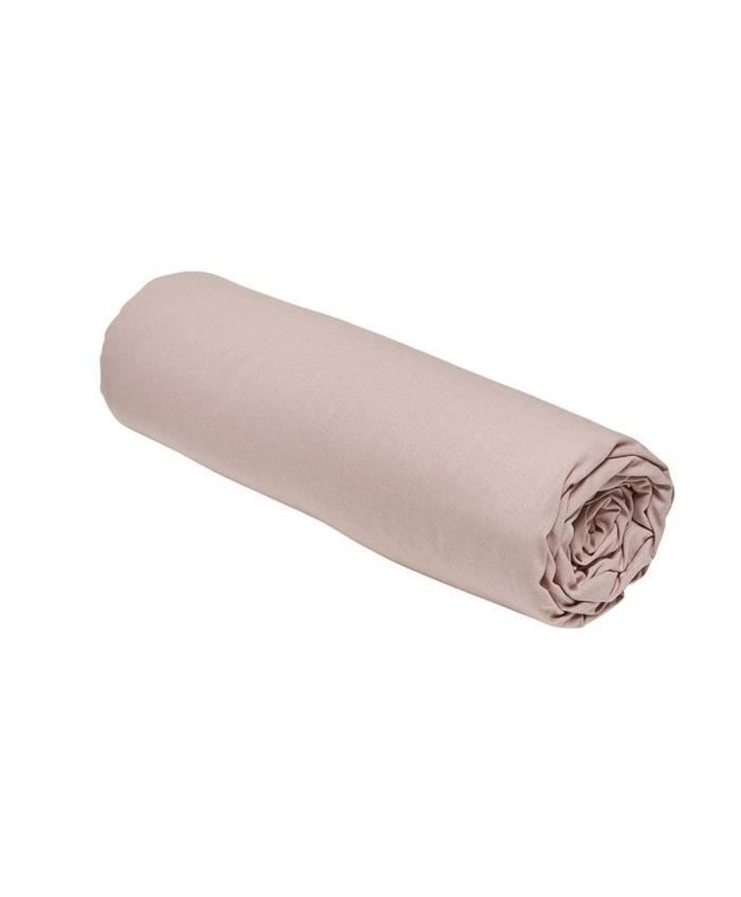 Fitted sheet - 140 x 200+30 cm plain - Sand rose Fitted sheet - 140 x 200+30 cm plain - Sand rose