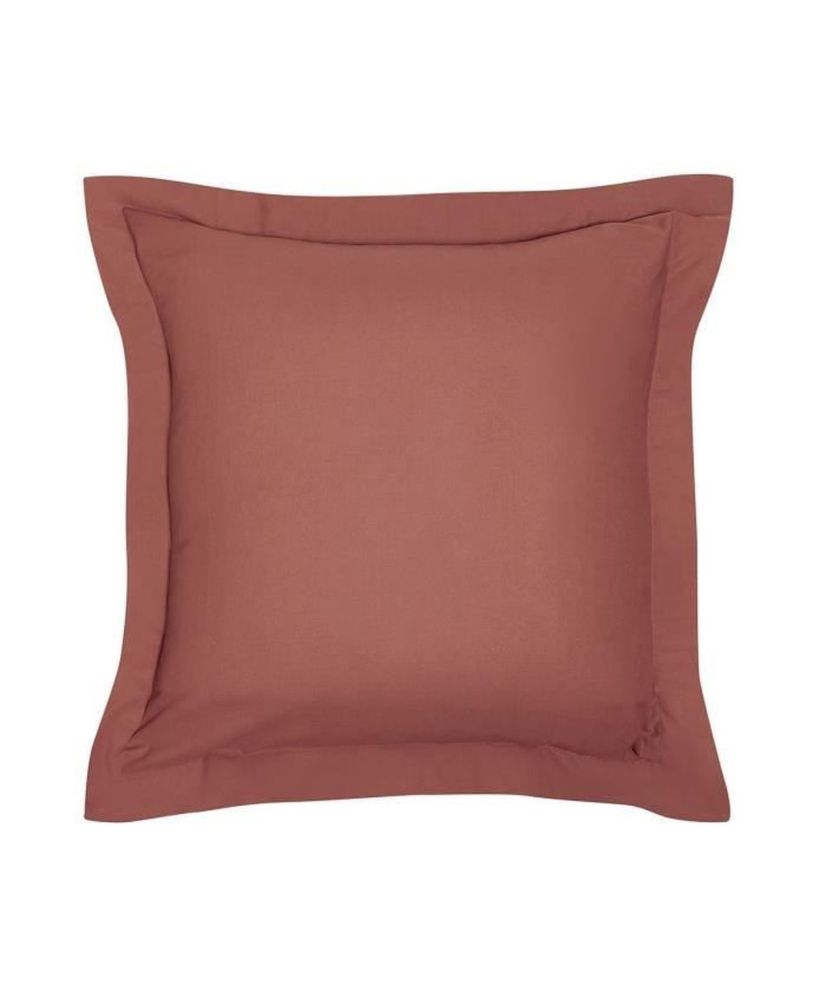 Taie d'oreiller - 63 x 63+5 cm uni - Terracotta Taie d'oreiller - 63 x 63+5 cm uni - Terracotta
