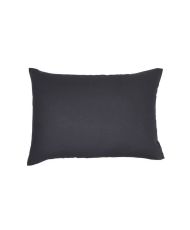 Pillowcase - 50 x 70+5 cm plain - Charcoal