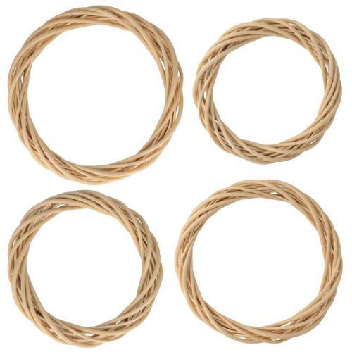 4 wicker crowns Ø 15 to 30 cm 4 wicker crowns Ø 15 to 30 cm