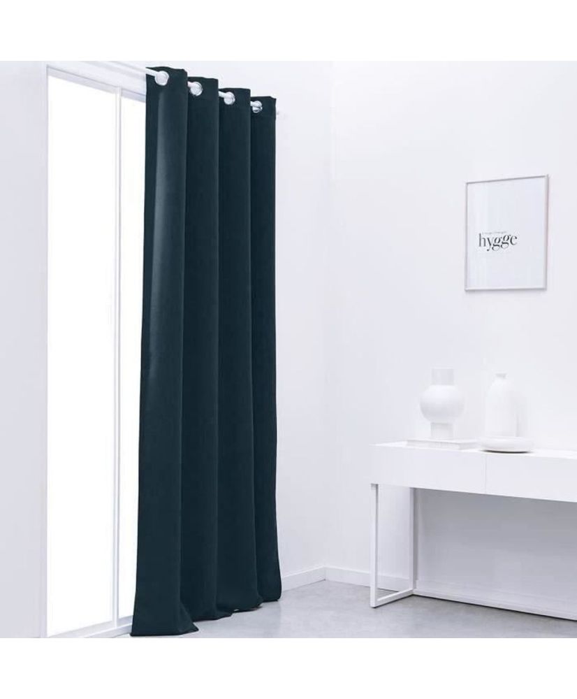 Einfarbiger Verdunkelungsvorhang – 140 x 240 cm – Pfau Einfarbiger Verdunkelungsvorhang – 140 x 240 cm – Pfau