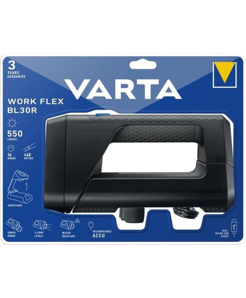 Lampada portatile VARTA-Work BL30R-550lm Lampada portatile VARTA-Work BL30R-550lm
