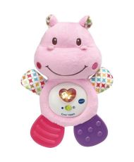 Croc'Hippo Rattle - Pink Textured Plush