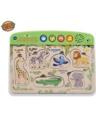 Jouet en bois interactif - VTECH - Mon Premier Puzzle des Animaux 