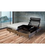 Relaxation set Mattress + box spring 2 x 70 x 190 cm MERIDA