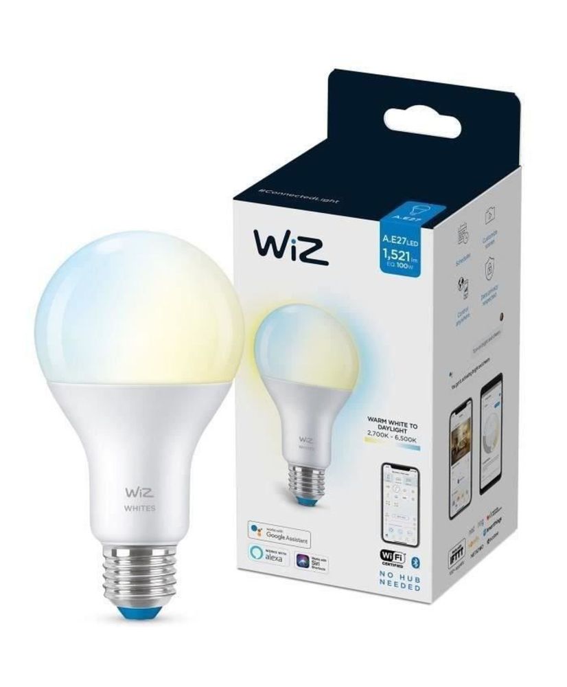 Lampadina connessa Bianca variabile E27 100W Lampadina connessa Bianca variabile E27 100W