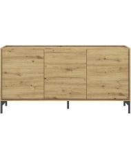Ensemble salon Meuble TV 164 cm + Table basse relevable + buffet 155 cm - Mélaminé