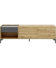 Ensemble Meuble Tv et table basse relevable- Mélaminé - LUND