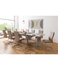 Table à manger extensible de 8 à 12 personnes - Classique - ANCONA - 160 / 310 x 90 cm