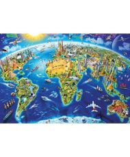Puzzle Symboles du Monde 2000 pièces - EDUCA - Tableaux et peintures - Multicolore