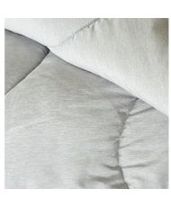 ABEIL gemäßigte Bettdecke 200 x 200 cm – Weiß und Grau meliert