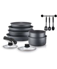 Batterie de cuisine 12 pièces - Aluminium 