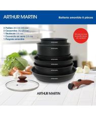 8-piece cookware set - Aluminum