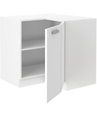 ATLAS Corner base unit - white - 89 x 89 cm - Worktop not included