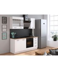 ATLAS Meuble four - blanc - 60 x 52 x 82 cm - Plan de travail non inclus