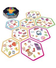 Board game - Zygomatic - Dobble Connect Line up the hexagons and find the pair