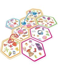 Board game - Zygomatic - Dobble Connect Line up the hexagons and find the pair
