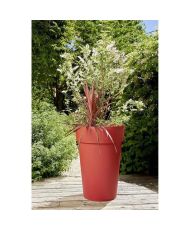 Hohe Vase Ø 46 x 65 cm – 67 L – Rubinrot