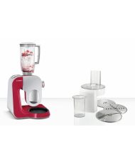 Robot da cucina Rosso scuro/argento - 1000W