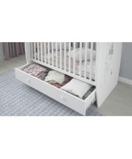 Klassisches Bett - POLINI KIDS - AMIS ZEN - Weiß - 120 x 60 cm
