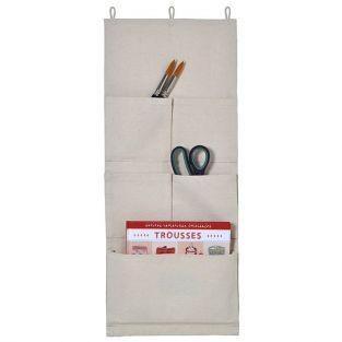 Rangement mural en tissu 27 x 65 cm