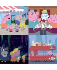 Peppa Pig Progressive Puzzle - Set of 4 puzzles - 12 to 25 pieces - Educa