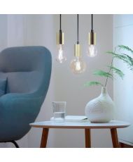  Starter kit di 2 lampadine Edison bianche variabili E27 50W collegate