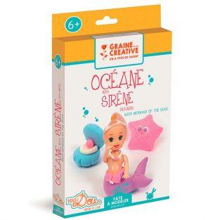 Coffret pâte à modeler légère - Sirène et Océan