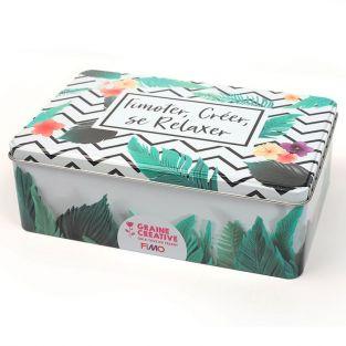 Boîte métallique FIMO - Tropical